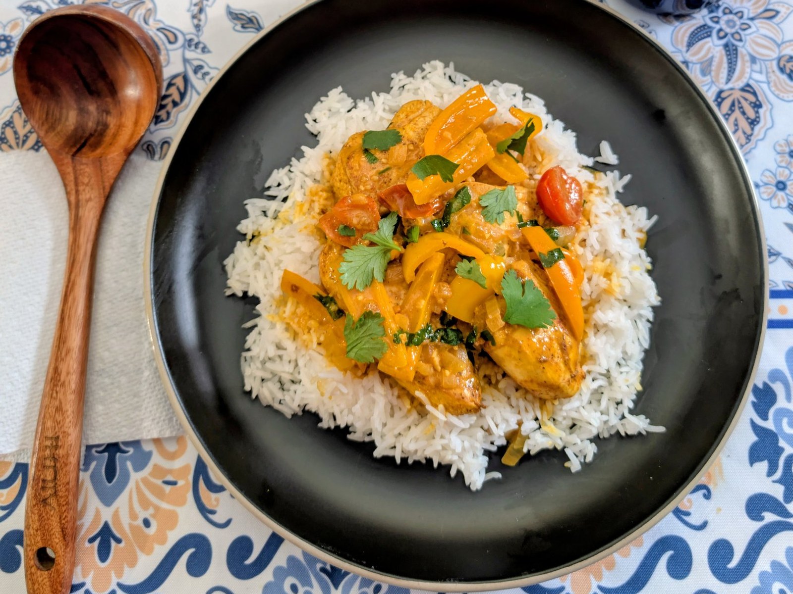 Brazilian Coconut Chicken over Rice